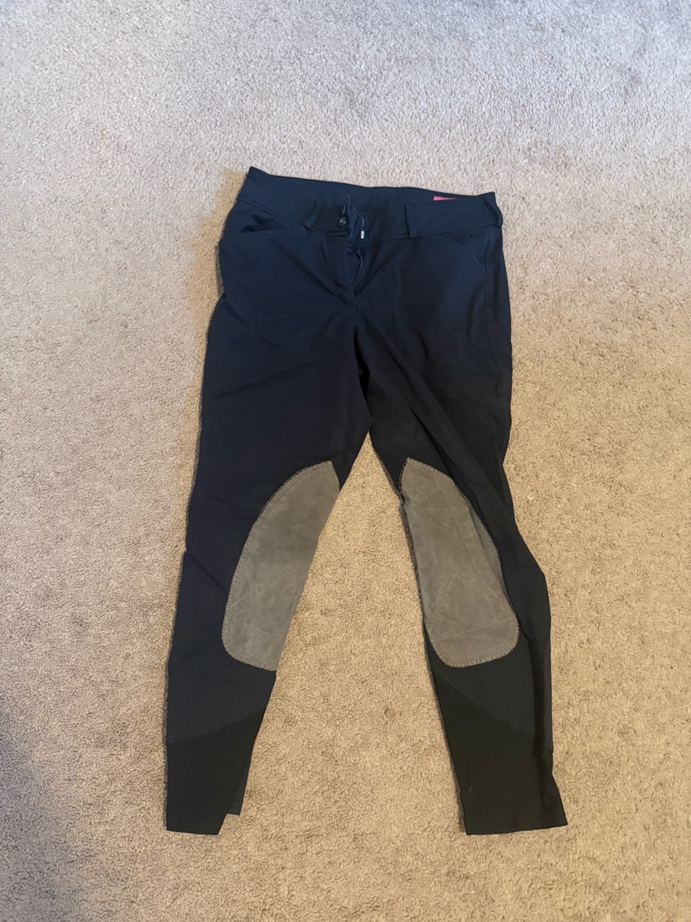 RJ Classics Black Women's Mid Rise Breeches 26R